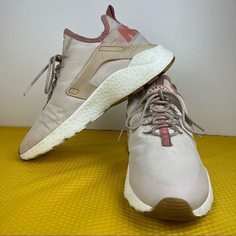 Nike Air Huarache Run Ultra Premium Stardust Pink Shoes Womens 8 859511-601